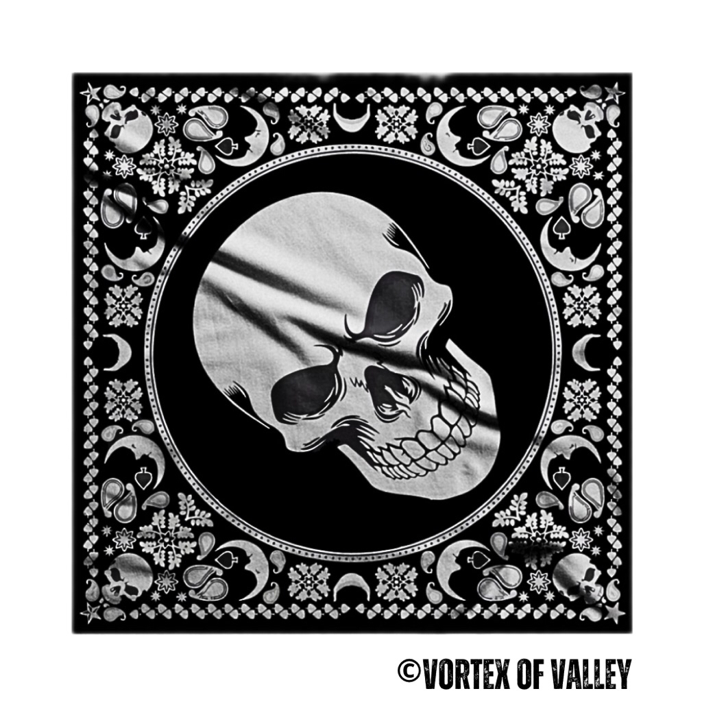 VoV - Slayer Bandana Syal Scarf Mask Premium Motif Tengkorak Skull 02
