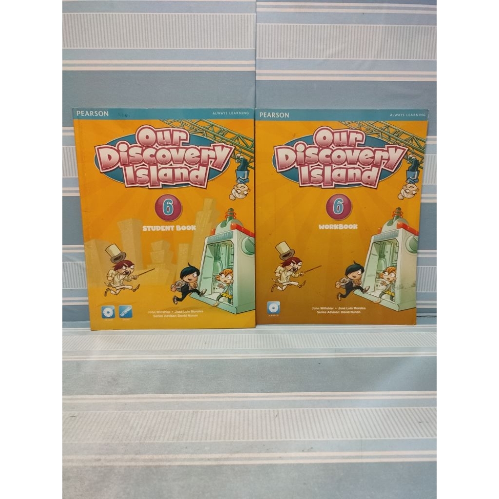 Buku our discovery island 6 student book and workbook pearson