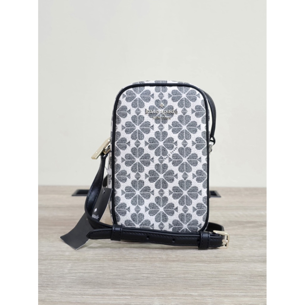 KS spade flower phone crossbody
