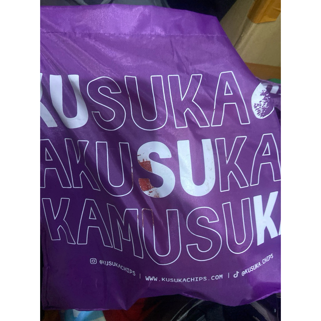 

paket tas ungu tote bag kusuka ungu kripik sale