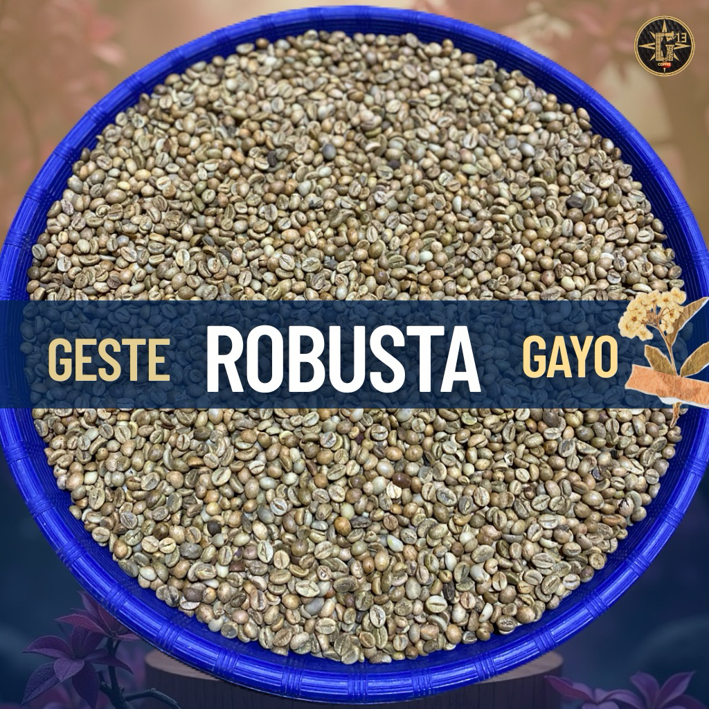 

ROBUSTA GAYO GESTE GREEN BEAN KOPI ACEH 1 Kg