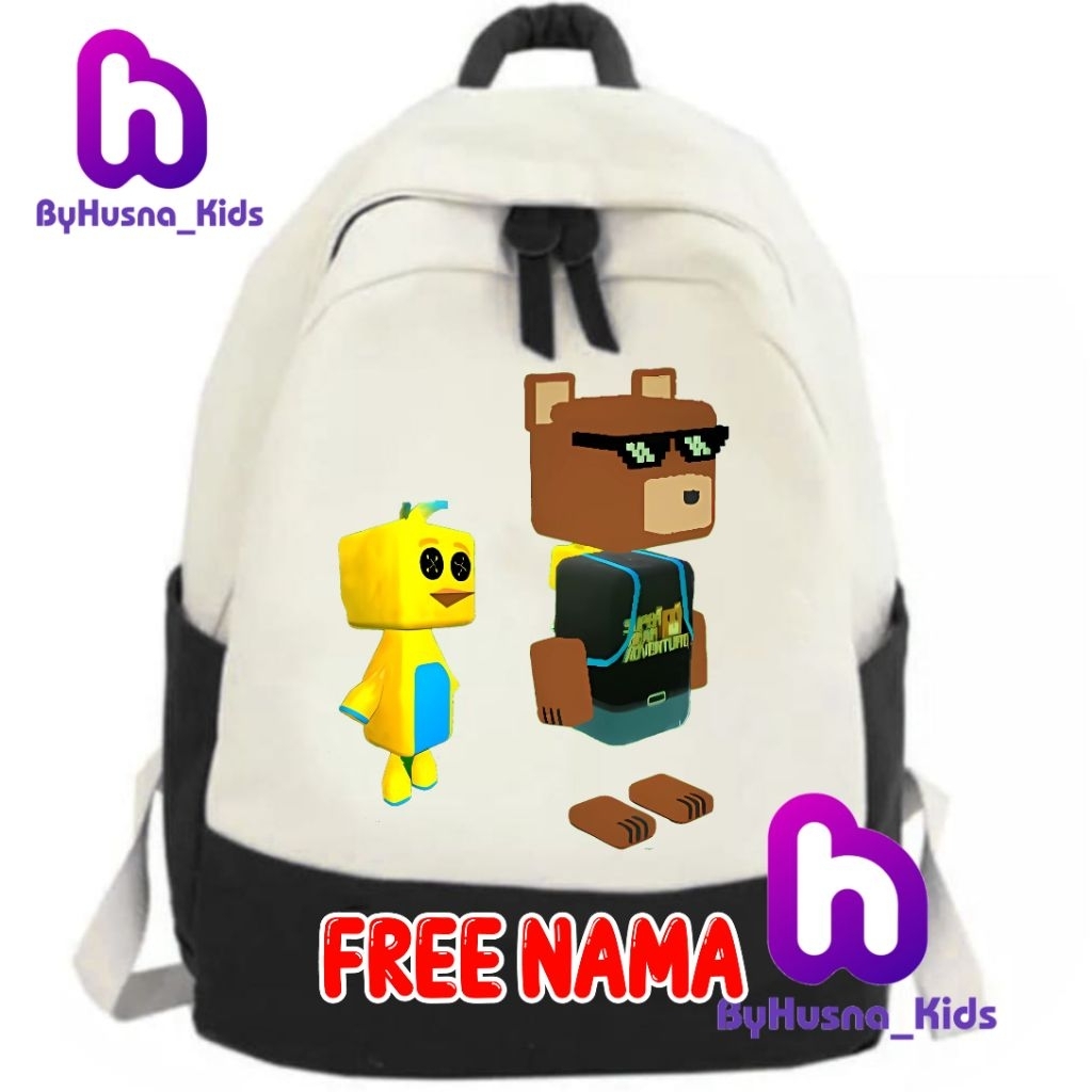 TAS RANSEL ANAK SUPER BEAR ADVENTURE GAME ANAK SUPER BEAR ADVENTURE