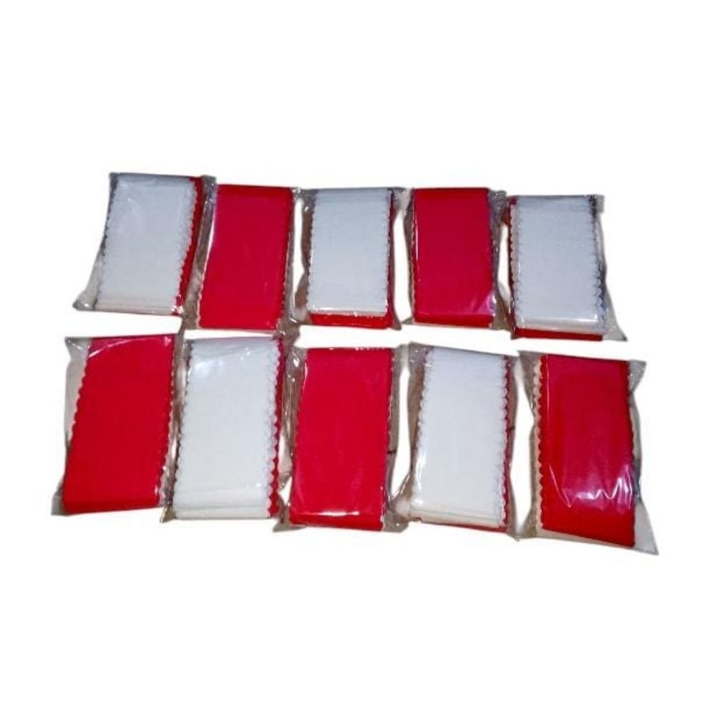 

kertas krep merah putih potongan