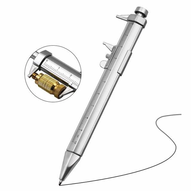 

Pen Ukur Sigmat Pulpen Multifungsi Ballpoint Penggaris Measuring Taffw