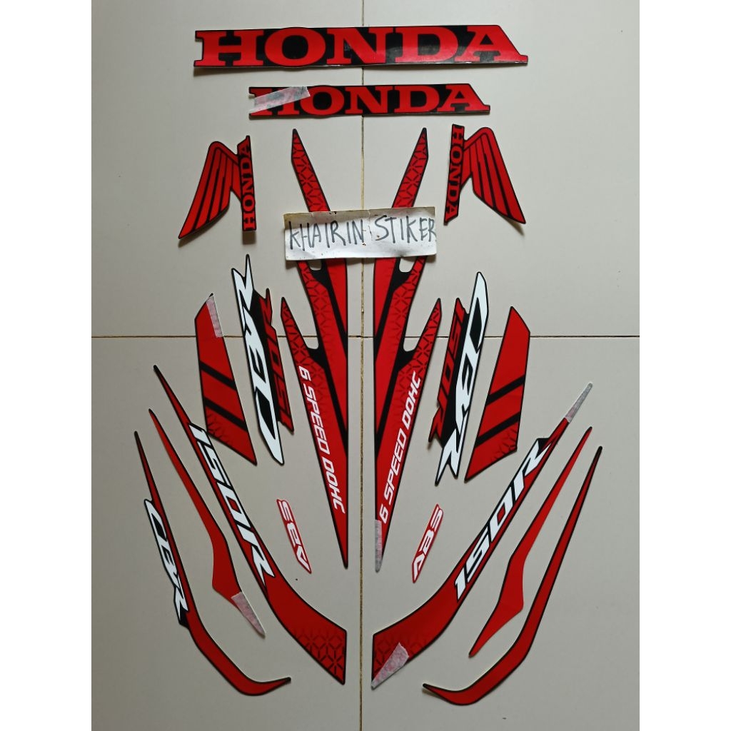 striping stiker CBR 150R 2025 original