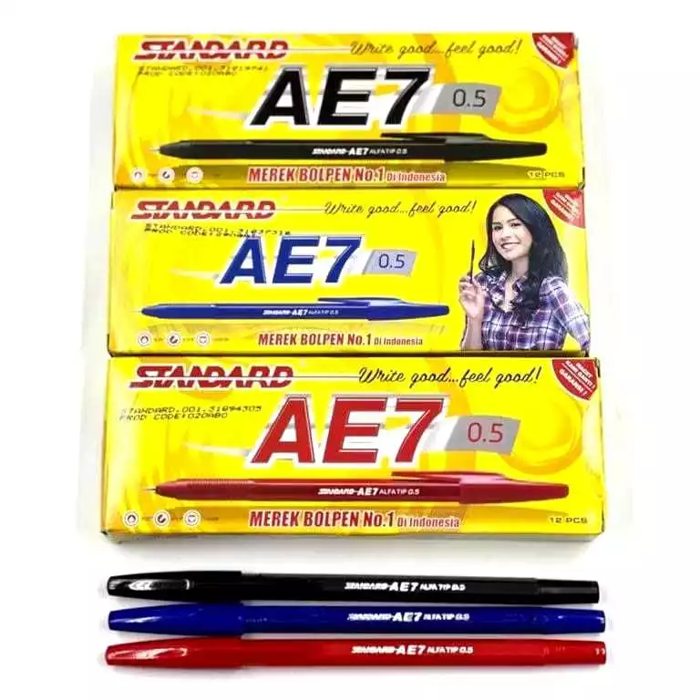 

Pulpen Standard AE7 ISI 12PCS