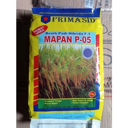 Benih Padi Mapan 05 / Bibit Padi Mapan 05 Asli Original