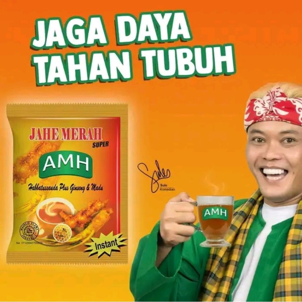 

AMH Minuman Jahe Merah 1 Renceng 10bks Gingseng dan Madu Jaga Daya Tahan Tubuh