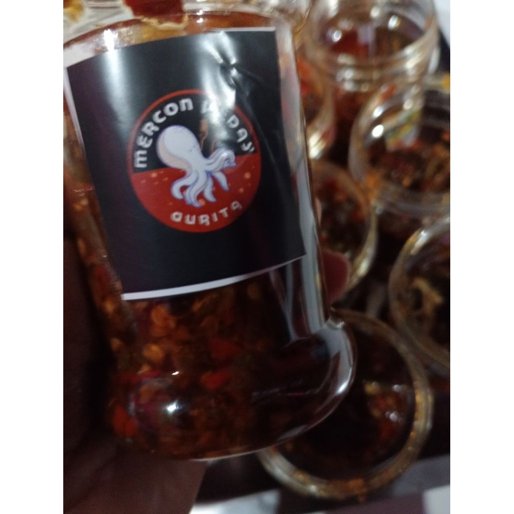 

mercon gurita.sangat lezat ditemani nasi