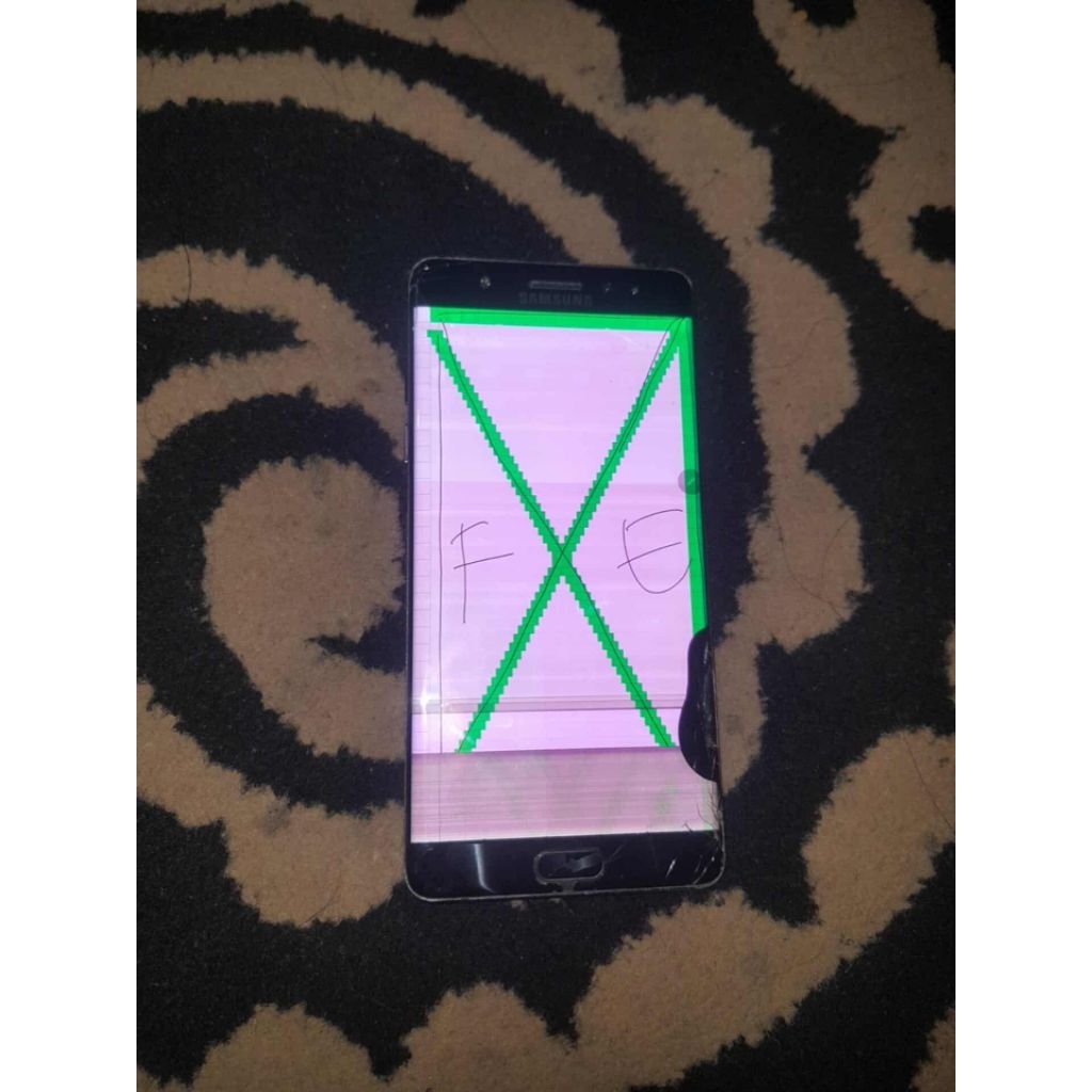 Lcd samsung note fe minus