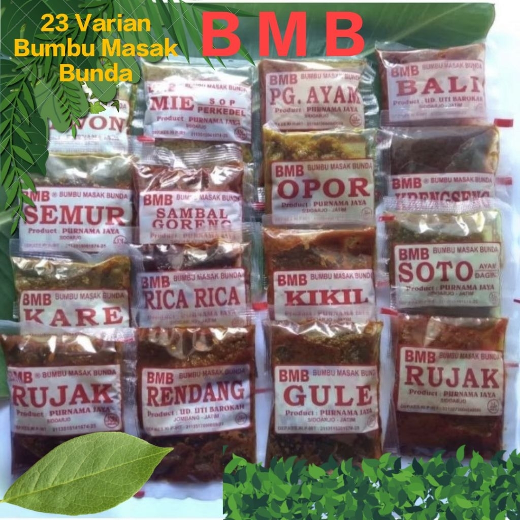 

BMB - 26 VARIAN - BUMBU MASAK BUNDA