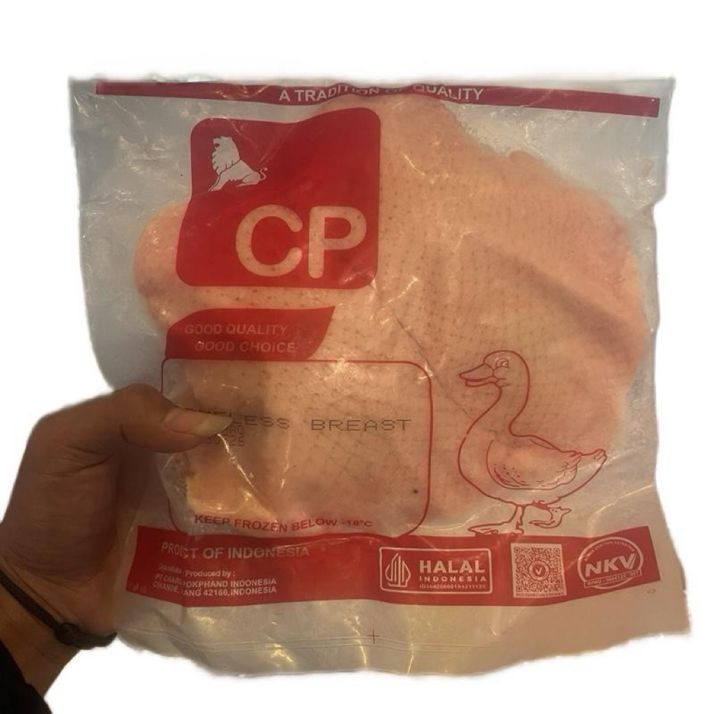 

Daging Bebek Tanpa Tulang | Duck Breast Bonelees Frozen -+500gram | Pack