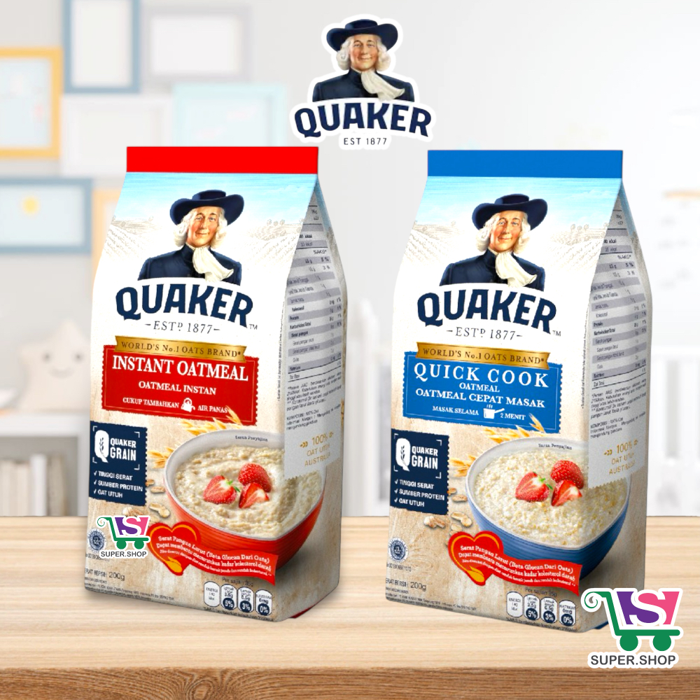 

QUAKER Instant / Quick Cooking Oatmeal 200 Gram