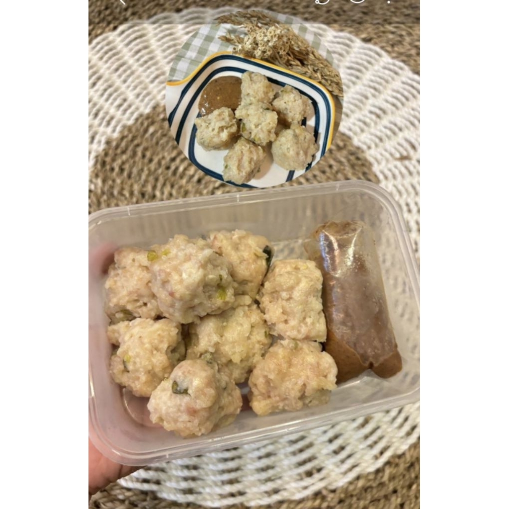 

siomay ayam enak bumbu kacang