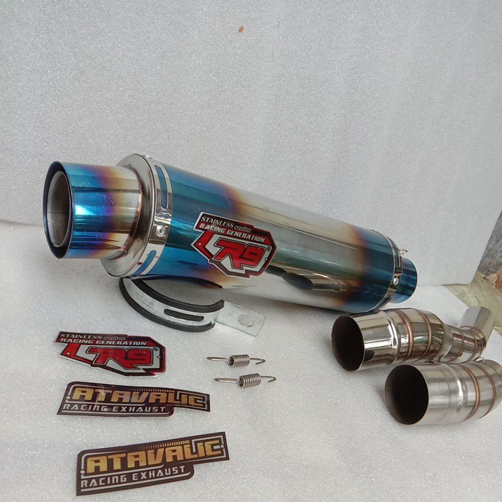 knalpot Racing R9 Mugello +slipon for ninja 250 karbu ninja 250fi old ninja 250 mono ninja 250fi new
