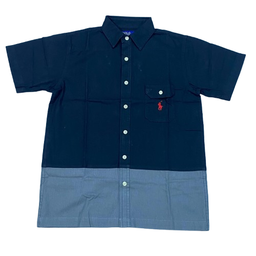 Polo Oxford Black Grey Shirt Kids Polo Ralph Lauren
