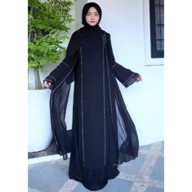 Abaya Dubai Wanita Model Musil Modern