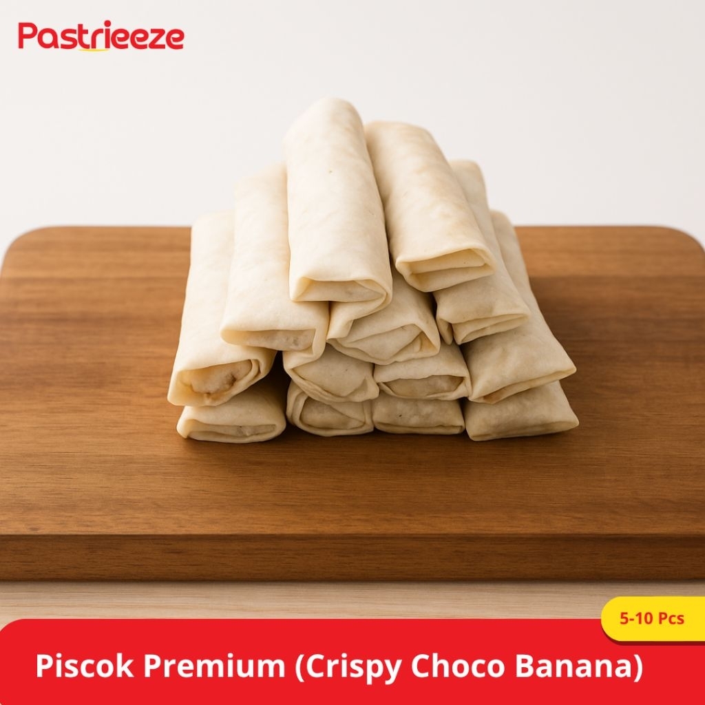 

Piscok Premium – Pisang Lumer Cokelat dalam Balutan Kulit Renyah