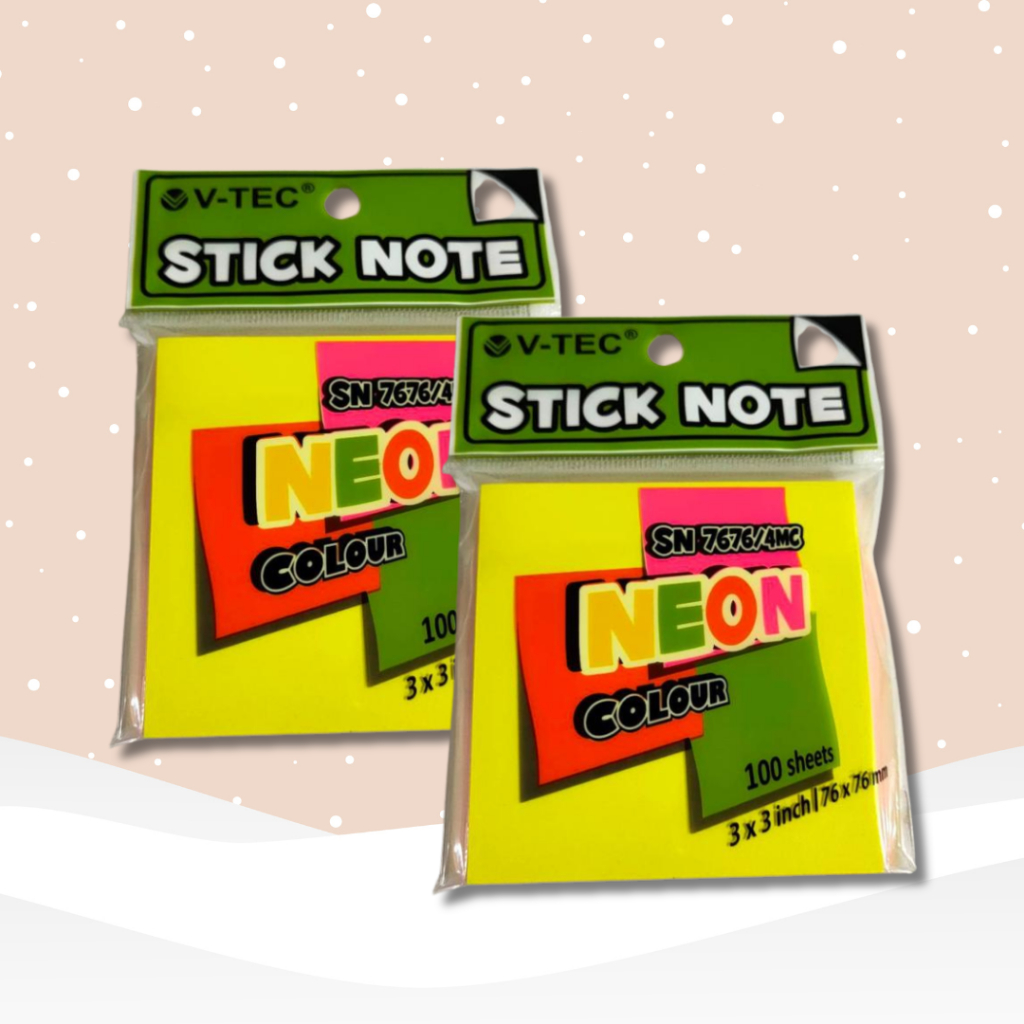 

Post It 76x76 V-TEC Besar Sticky Jumbo 1 PACK ISI 100 LEMBAR