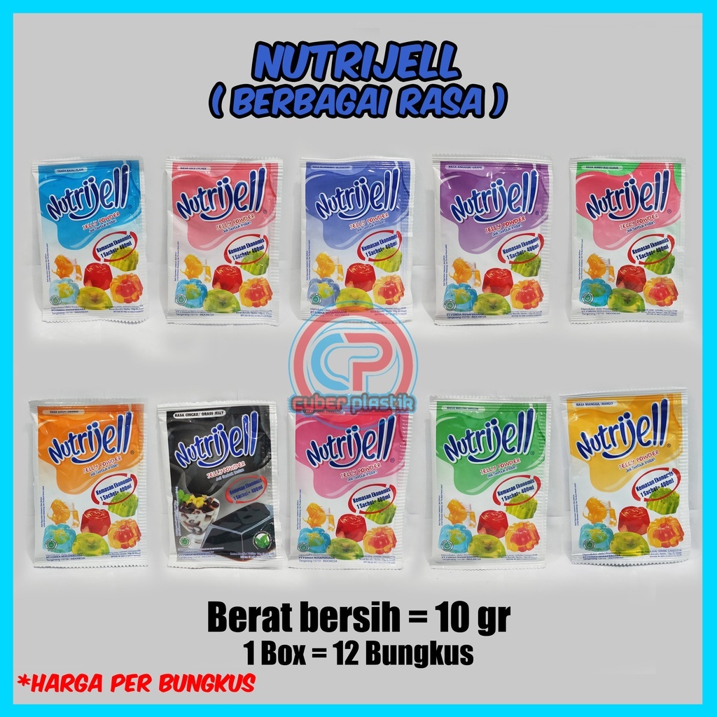 

Nutrijell Jelly Aneka Rasa buah 10 gr