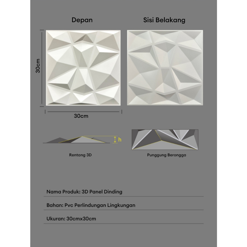 10pcs 3D PVC Wallpanel Wallpaper Dinding / Wallpaper Dinding 3D/3d wallpaper dinding wall panel pvc