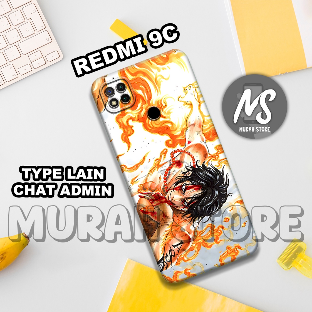 Softcase Karet REDMI 9C/MS3/Motif ANIME/Case REDMI 9C/Silikon REDMI 9C