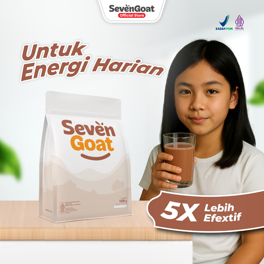 

Susu Kambing Alami Rasa Cokelat - Susu Kambing Etawa Bubuk - Energi Pagi Anak & Otak Cerdas