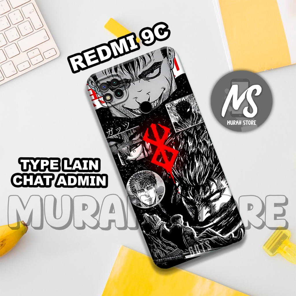 Softcase Karet REDMI 9C/MS7/Motif ANIME/Case REDMI 9C/Silikon REDMI 9C