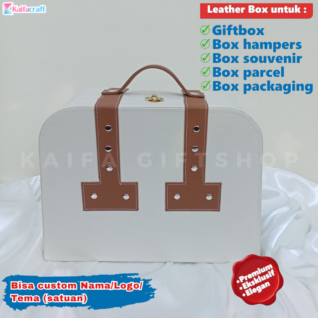 

Box Packaging Produk | Box Branding | Giftbox Model Koper D Cream List Coklat