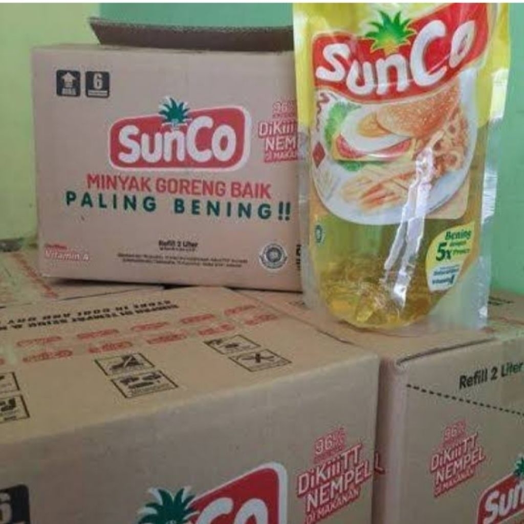 

(berkahjoyo) SUNCO MINYAK GORENG KEMASAN 2 LITER