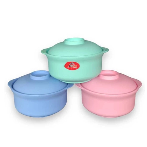 Alexish Mangkok IRamen + Tutup 750ml Mangkok Plastik Mie Ramen Bowl Mangkuk Tutup Tahan Panas Mangko