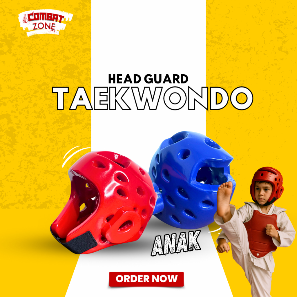 Head Protector Taekwondo ANAK, Pelindung Kepala Taekwondo, Helm Taekwondo