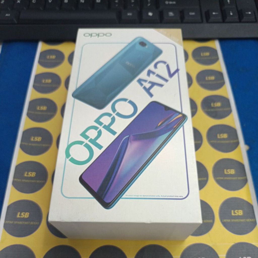 DUS BOX HANDPHONE OPPO A12 ORIGINAL BEKAS