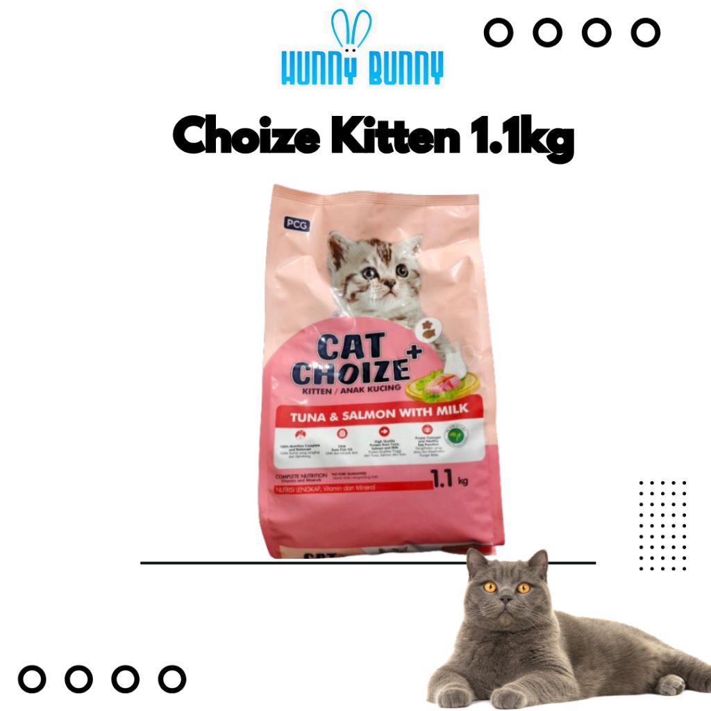 

Cat Choize Kitten Plus Tuna & Salmon 1.1kg