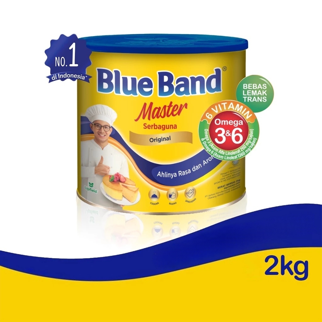 

[oddsolshop] pekanbaru/Blue Band Master 2KG Serba Guna Original Serbaguna Kaleng Besar Halal