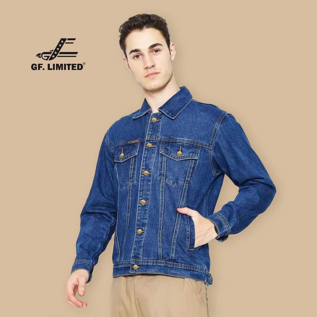 GF.LIMITED Jaket Jeans Pria Denim Premium Quality Original Brand