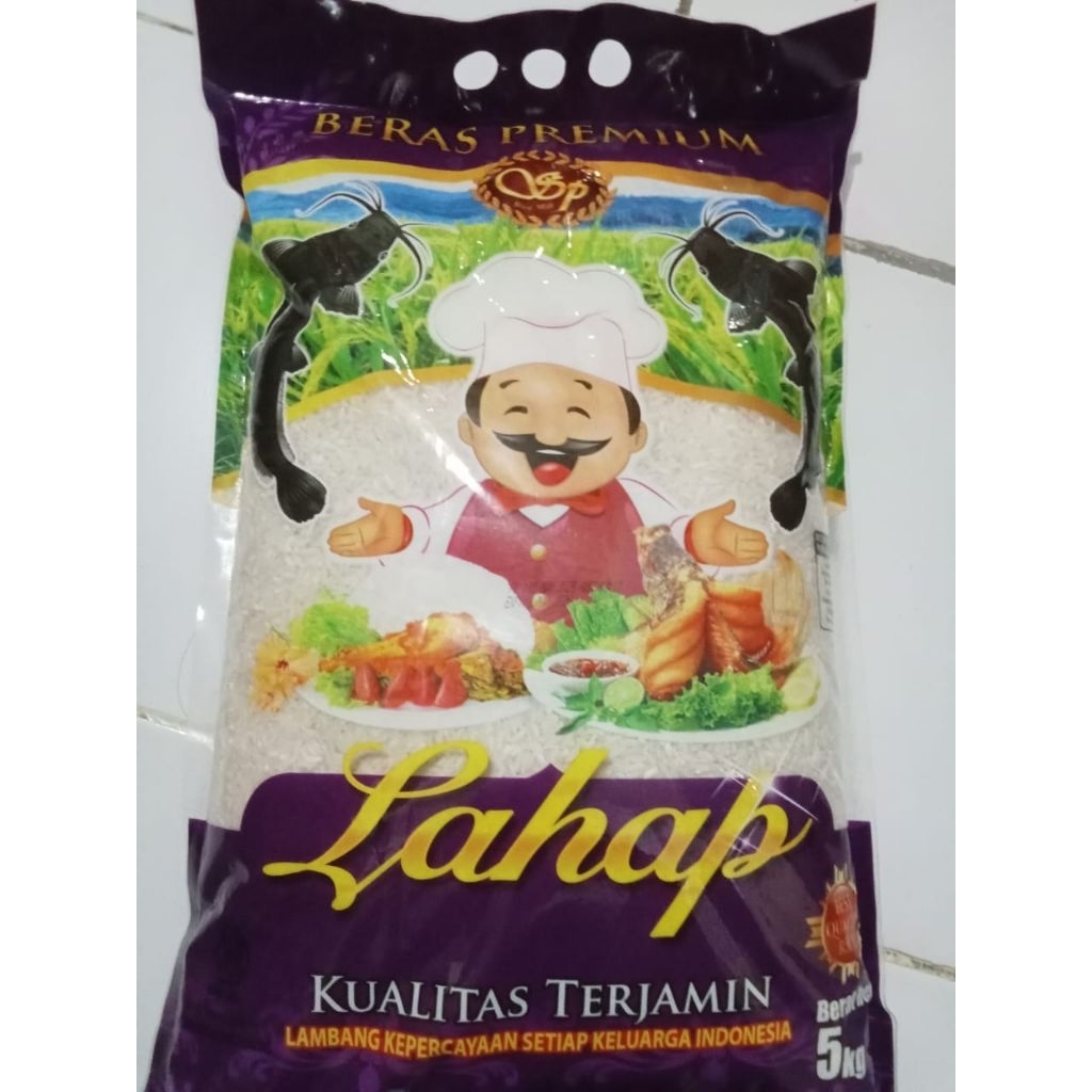 

beras lahap lele kemasan 5kg