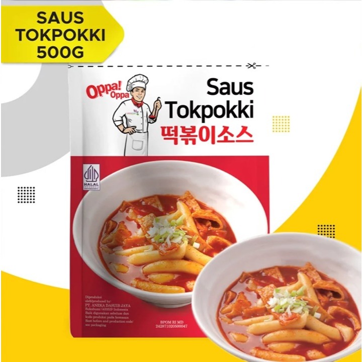 

Oppa oppa Saus Tokpokki 500gr