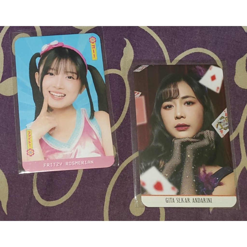 Photocard Tour All In 2025 Gita Sekar Andarini, fritzy rosmerian
