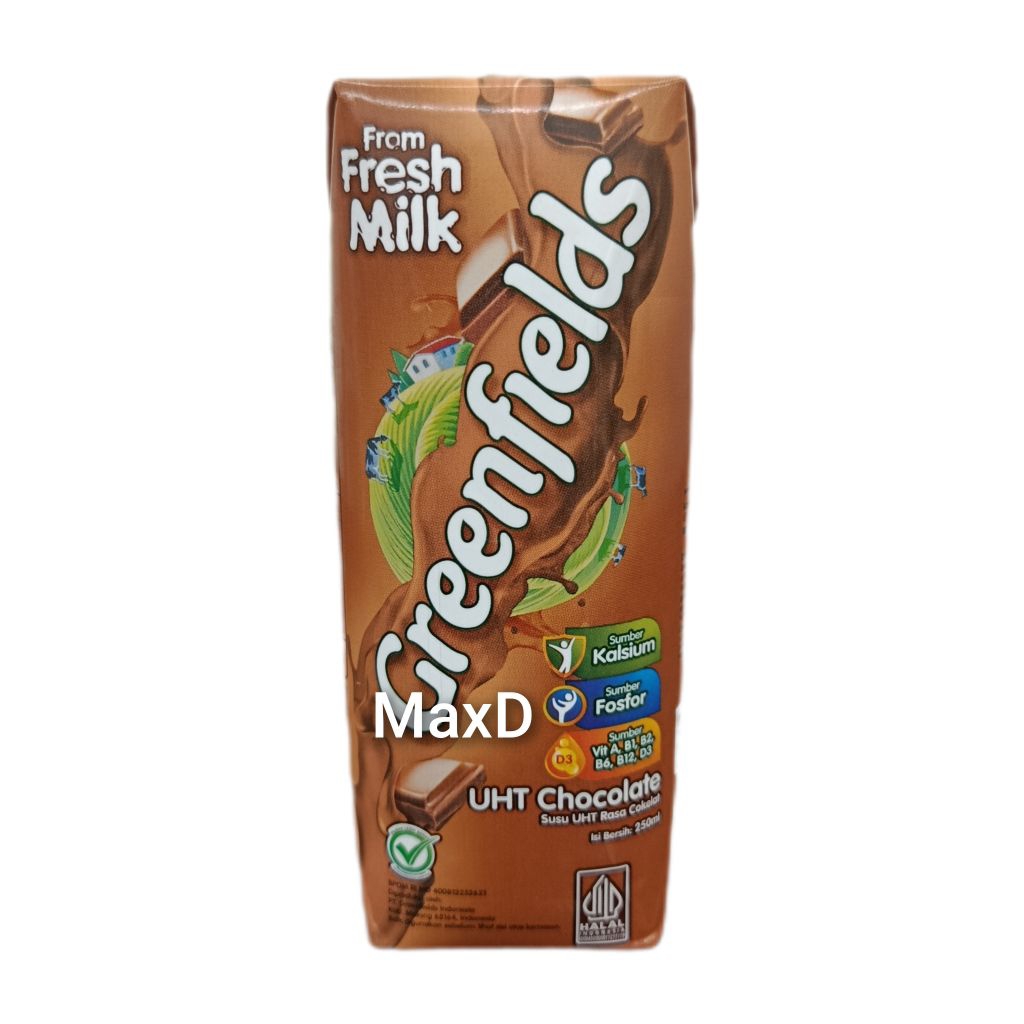 

Greenfields Susu UHT Rasa Cokelat 250 Ml × 12 Pcs