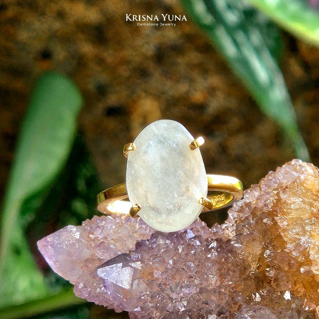 Natural Libyan Desert Glass Ring