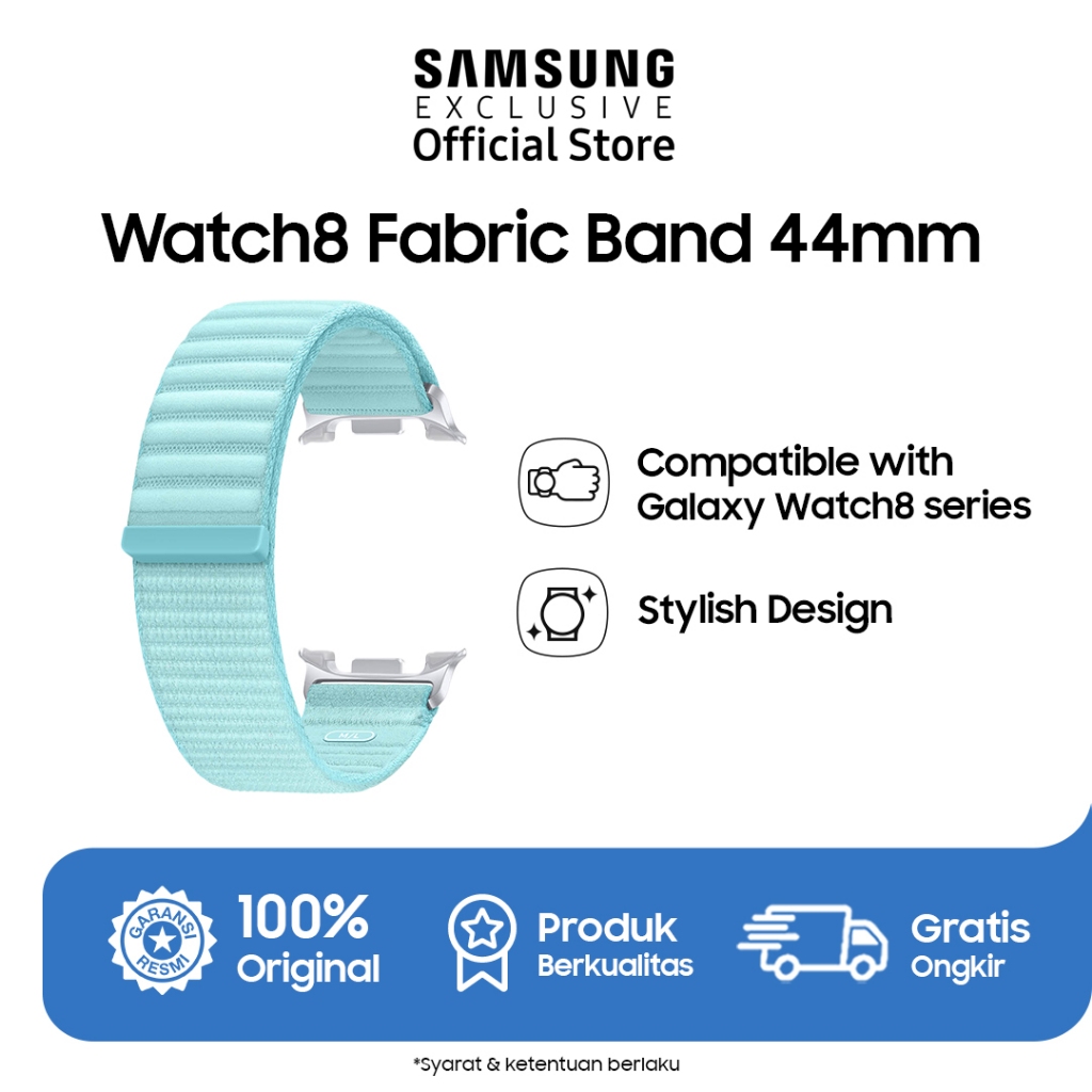 Samsung Galaxy Watch8 Fabric Band M/L - Light Green
