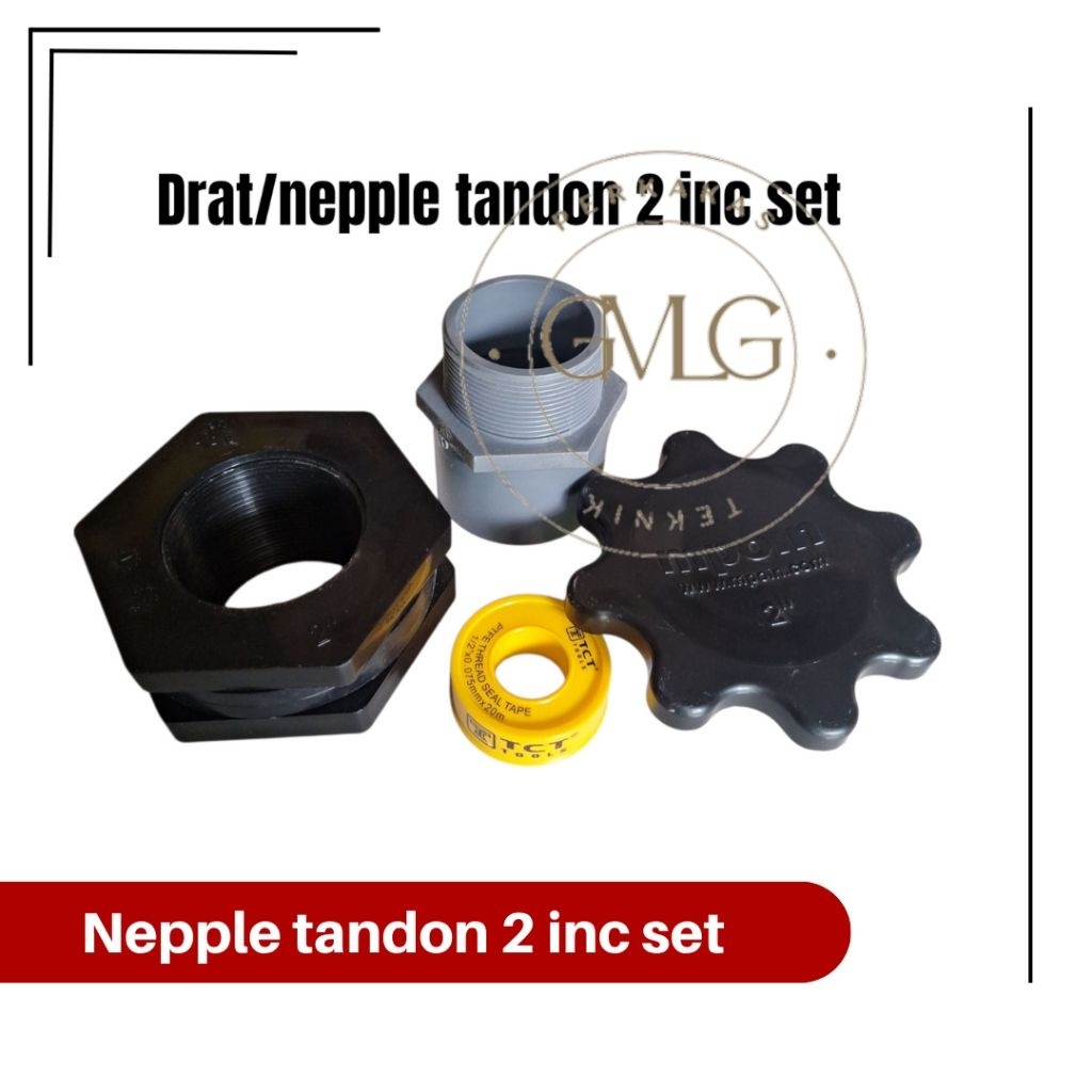 Drat tandon(paket)nepel tandon/toren 2 inc