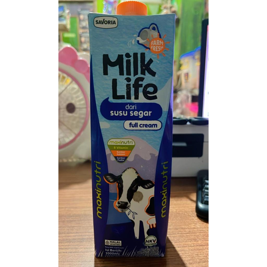 Milk life susu full cream 1 liter