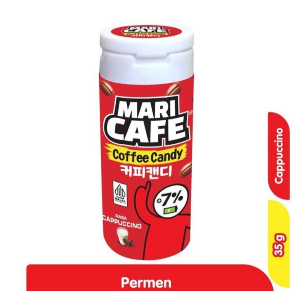 

TERMURAH Mari Cafe Coffee Candy Permen Kopi Rasa Cappuccino 35g