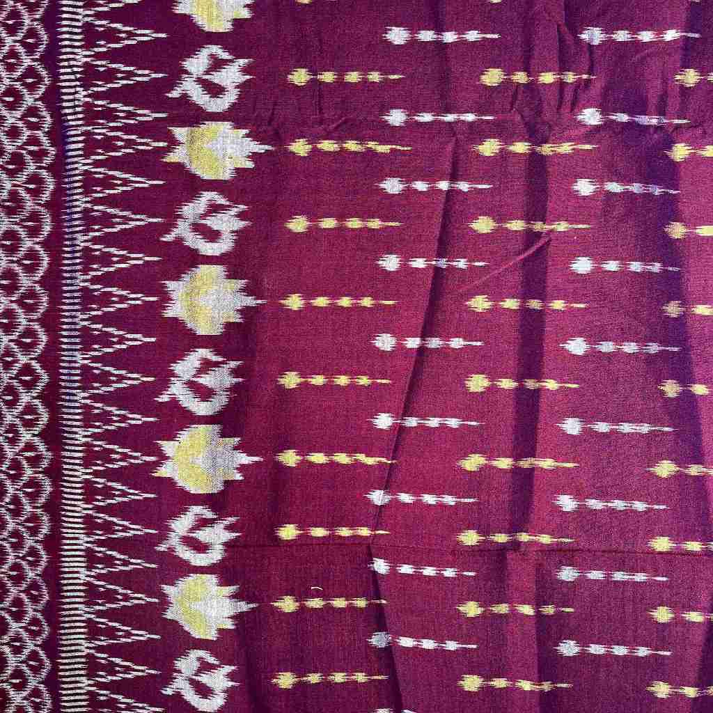 KAIN TENUN KADIRI UDAN BINTANG SILVER (UNGU GELAP, UNGU6346KA1G7)