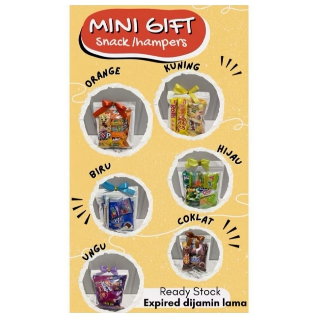 

Mini Hampers Ultah Anak / Hampers Mini / Snack / Paket Ultah / Parcel Ultah / Hadiah