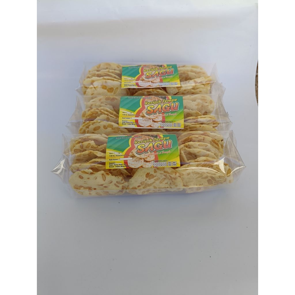 

[Per Pcs] Keripik Tempe Sagu VIRAL!!! | Oleh-Oleh Khas Malang