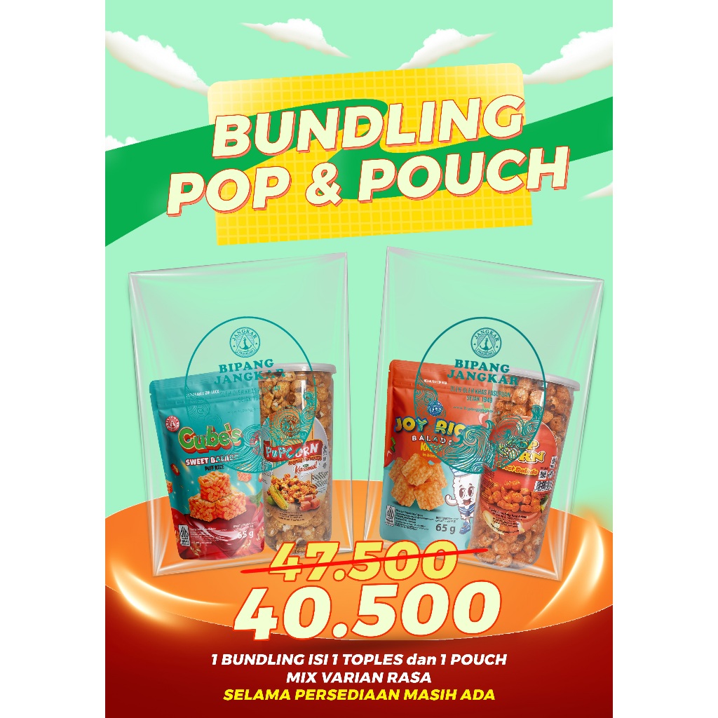 

PROMO PAKET SPECIAL BUNDLING POP&POUCH