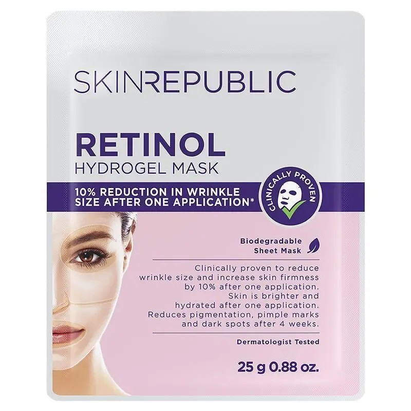 Skin Republic Retinol Hydrogel Mask - Masker Wajah No.1 di U.K. & Australia